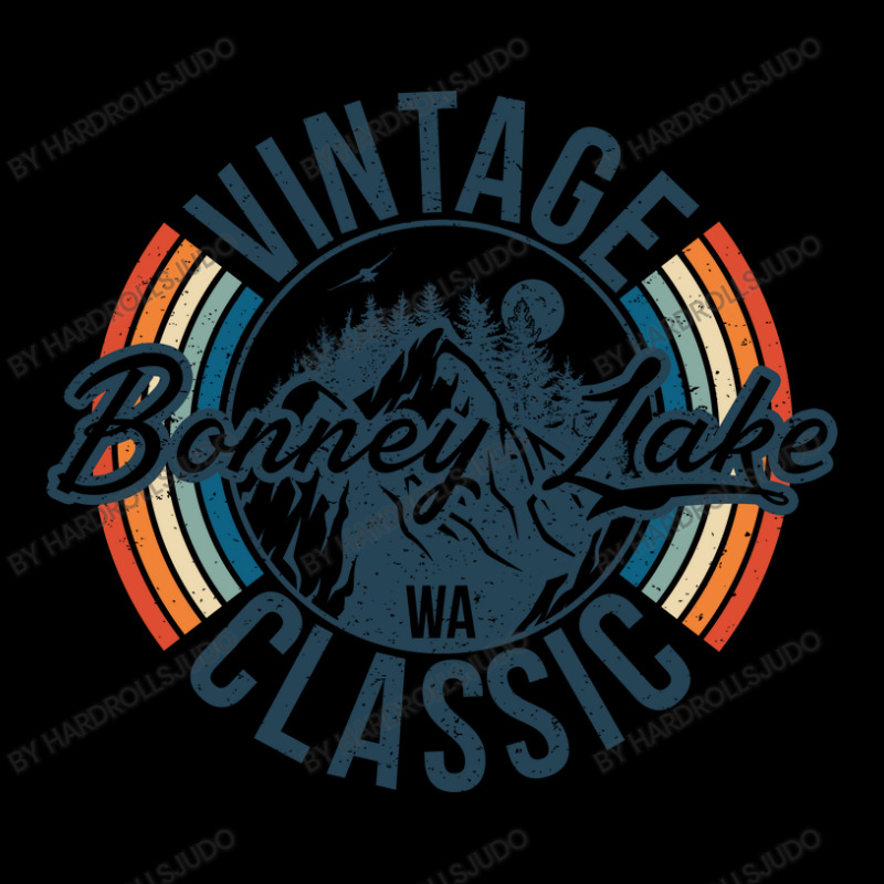 I Love Bonney Lake Washington Retro Vintage Classic Limited Edition Women's V-Neck T-Shirt by hardrollsjudo | Artistshot