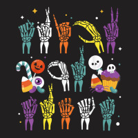 Trick Or Treat Asl Hands American Sign Language Halloween T Shirt T-shirt | Artistshot