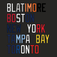 Al East Team Locations And Colors 1 Ladies Fitted T-shirt | Artistshot