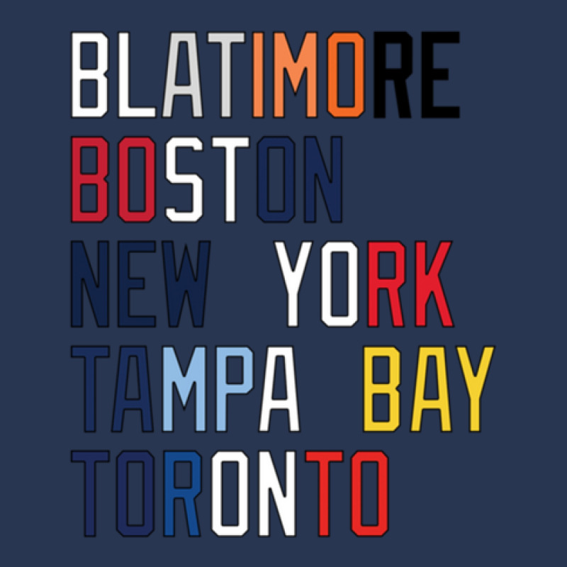 Al East Team Locations And Colors 1 Ladies Denim Jacket by PamelaSherrard | Artistshot