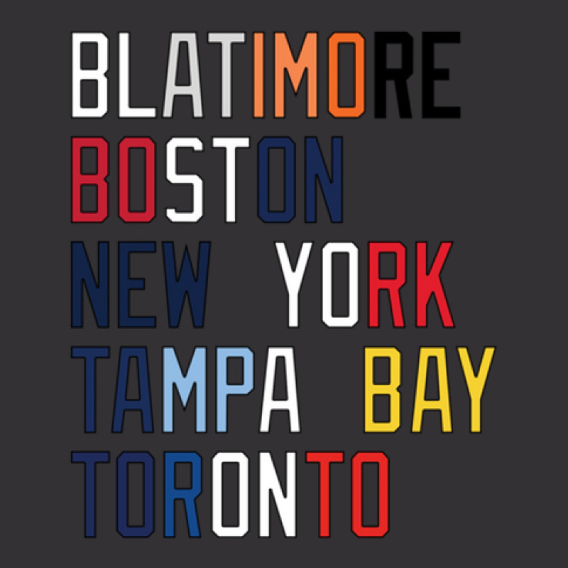 Al East Team Locations And Colors 1 Vintage Hoodie by PamelaSherrard | Artistshot