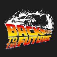 Back To The Future - Delorean White Stencil Fan Art Classic T-shirt | Artistshot