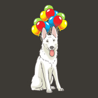 White Shepherd T  Shirt White Swiss Shepherd With Ballons Gift T  Shir Bucket Hat | Artistshot