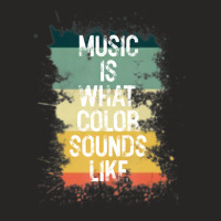 Music Is What Color Sounds Like Men Women Ladies Fitted T-shirt | Artistshot