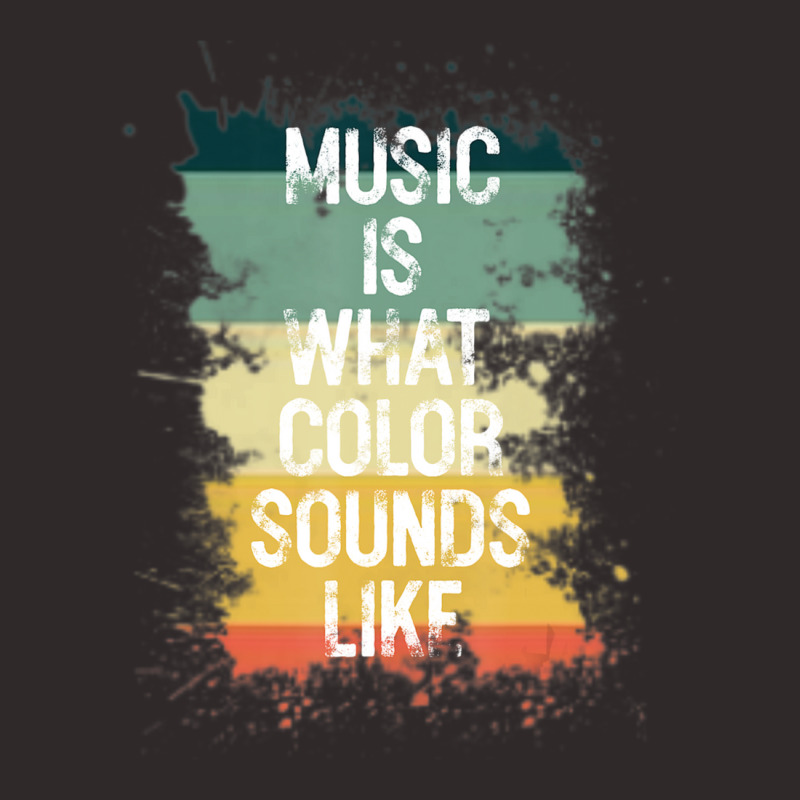 Music Is What Color Sounds Like Men Women Racerback Tank by cm-arts | Artistshot