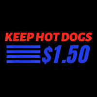 Keep Hot Dogs $1.50 T Shirt Men's Long Sleeve Pajama Set | Artistshot