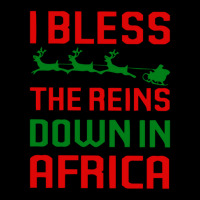 Funny Christmas T-shirt - I Bless The Reins Down In Africa Toto Reinde Adjustable Cap | Artistshot