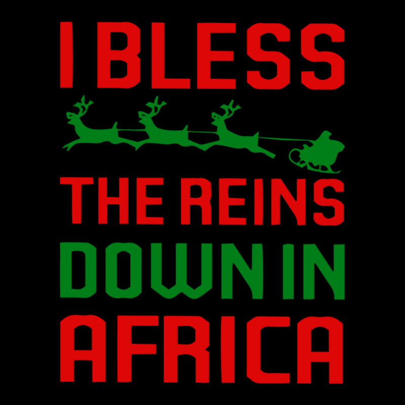 Funny Christmas T-shirt - I Bless The Reins Down In Africa Toto Reinde Adjustable Cap | Artistshot