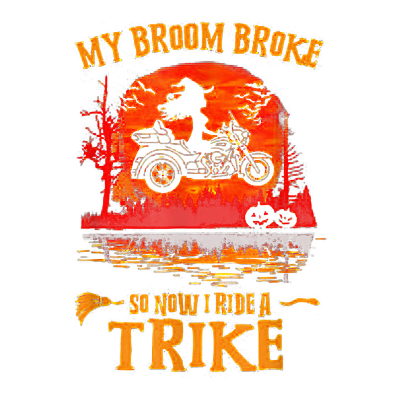 Witch My Broom Broke So Now I Ride A Trike Halloween Costume T Shirt V-neck Tee | Artistshot