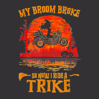 Witch My Broom Broke So Now I Ride A Trike Halloween Costume T Shirt Vintage Hoodie And Short Set | Artistshot