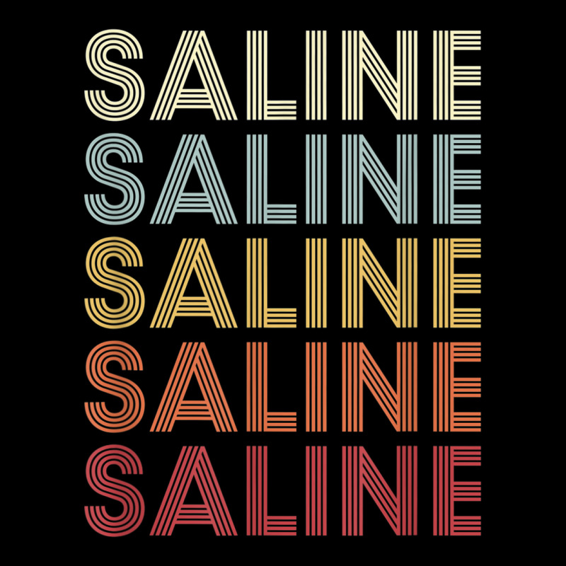 Saline Michigan Saline Mi Retro Vintage Text Adjustable Cap | Artistshot