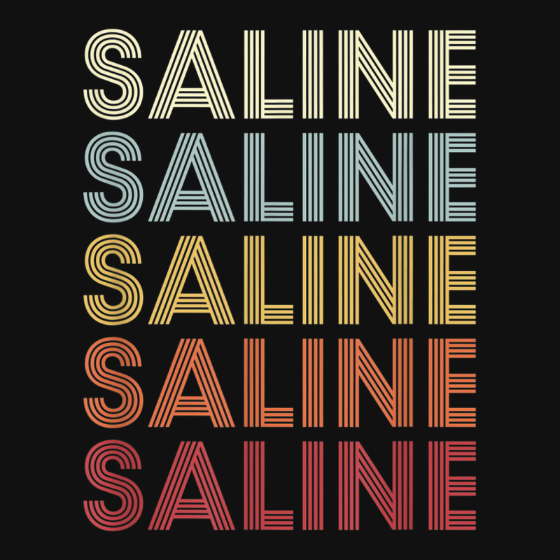 Saline Michigan Saline Mi Retro Vintage Text Tote Bags | Artistshot