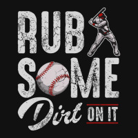 Baseball Rub Some Dirt On It Humor Sayings Quotes Baby Beanies | Artistshot