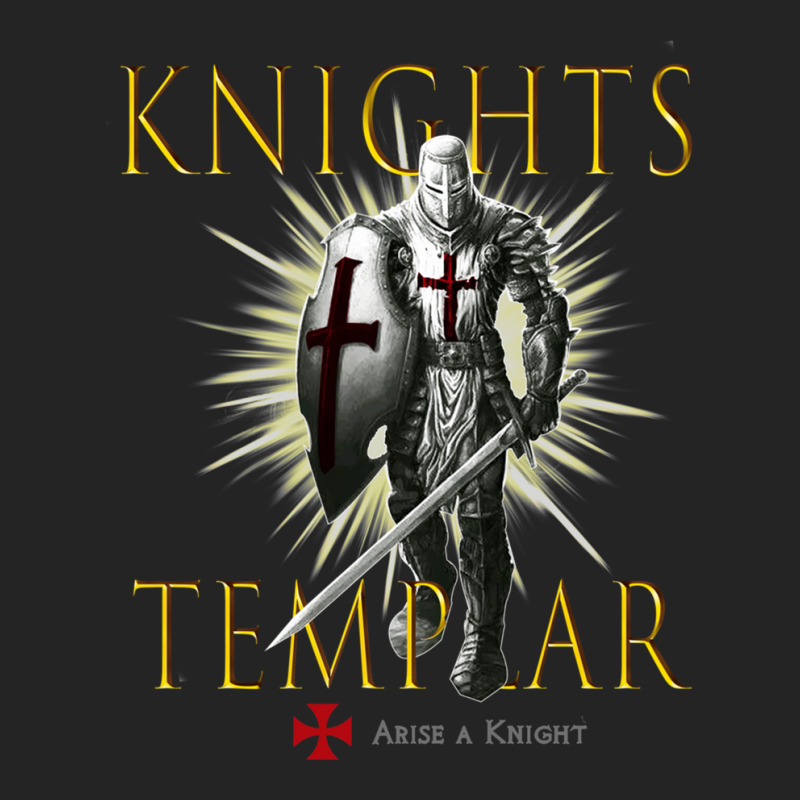 Knights Templar Christian Warrior Knight With The Faith Of The Lord Ou 3/4 Sleeve Shirt | Artistshot