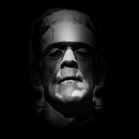 Frankenstein Monster Boris Karloff Face Cropped Hoodie | Artistshot