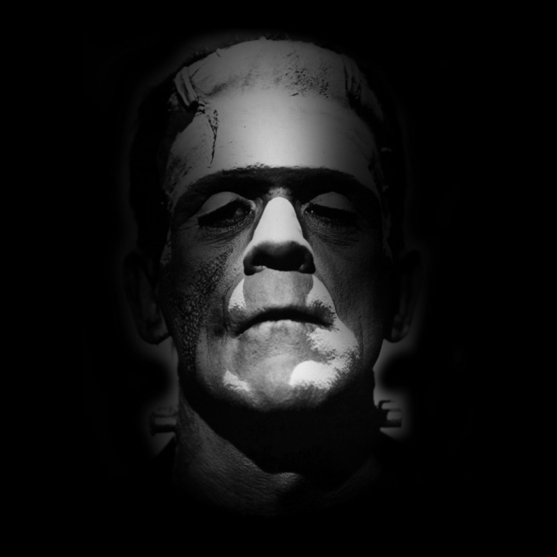 Frankenstein Monster Boris Karloff Face Cropped Hoodie by cm-arts | Artistshot