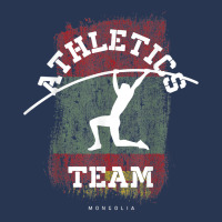 Pole Vault Mongolia Athletics Sports Player T Shirt Ladies Denim Jacket | Artistshot