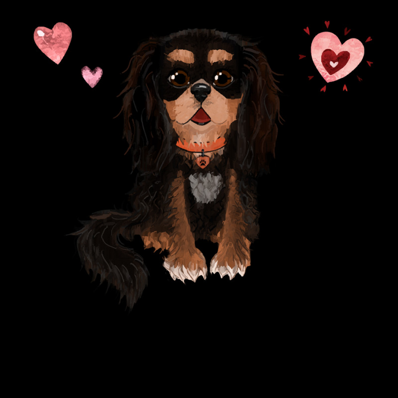 Cavalier King Charles Spaniel My Black And Tan Cavalier And I Talk Sma Cropped Sweater | Artistshot