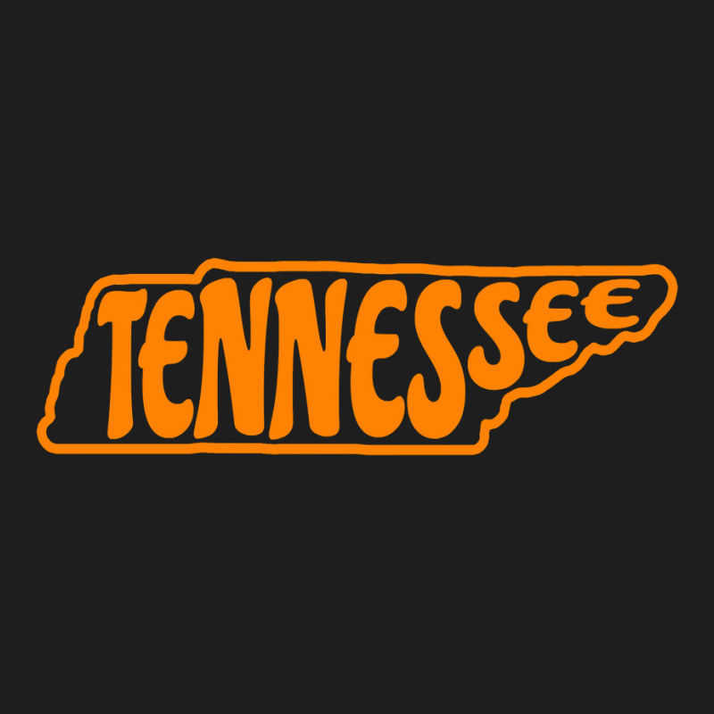 Tennessee Outline In Orange Sweatshirt Classic T-shirt by birijeboto | Artistshot