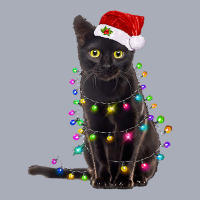 Black Cat Christmas Light Up Shirt Realistic Cat Christmas Raglan Base Tank Dress | Artistshot