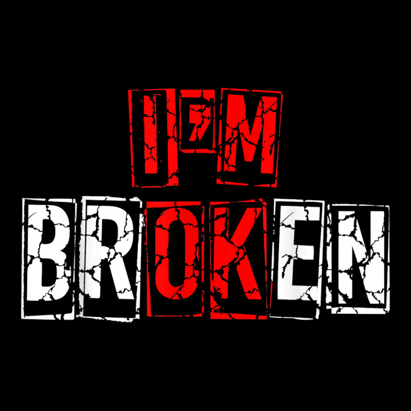 I'm Broken Shirt Invisible Illness I'm Ok Broken T Shirt Adjustable Cap by cm-arts | Artistshot