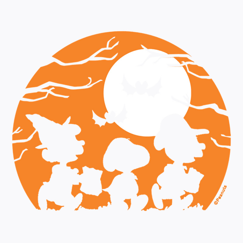 Peanuts  Halloween  Trick Or Treat Silhouettes T-shirt | Artistshot