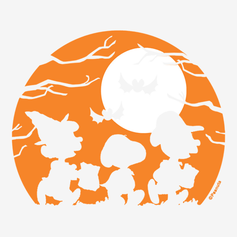 Peanuts  Halloween  Trick Or Treat Silhouettes Graphic Youth T-shirt | Artistshot