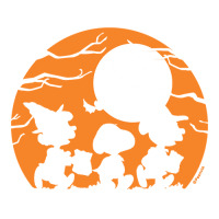 Peanuts  Halloween  Trick Or Treat Silhouettes Baby Tee | Artistshot