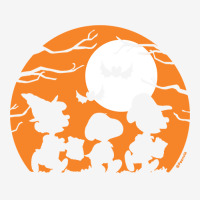 Peanuts  Halloween  Trick Or Treat Silhouettes Baby Bibs | Artistshot