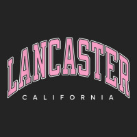 Lancaster California Ca Varsity Style Pink Text 3/4 Sleeve Shirt | Artistshot