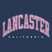 Lancaster California Ca Varsity Style Pink Text Men Denim Jacket | Artistshot