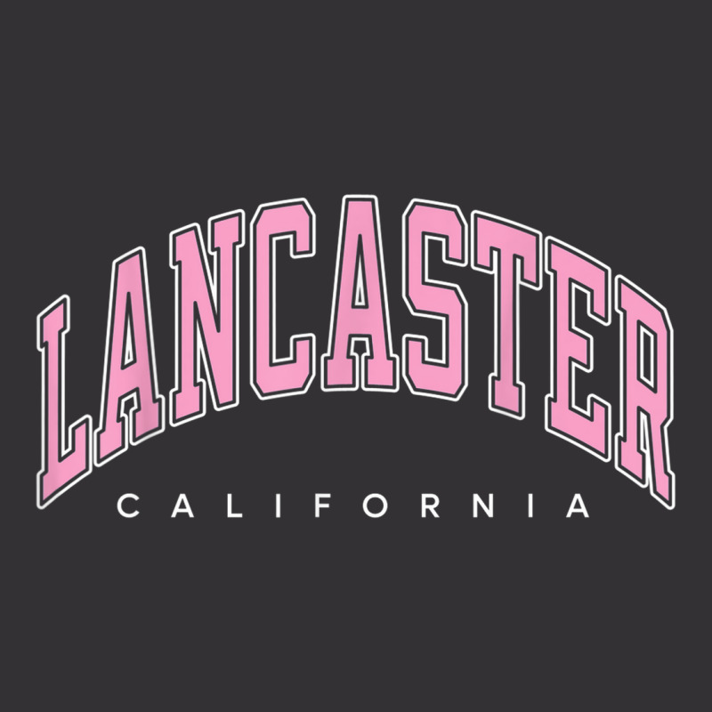 Lancaster California Ca Varsity Style Pink Text Vintage Short | Artistshot