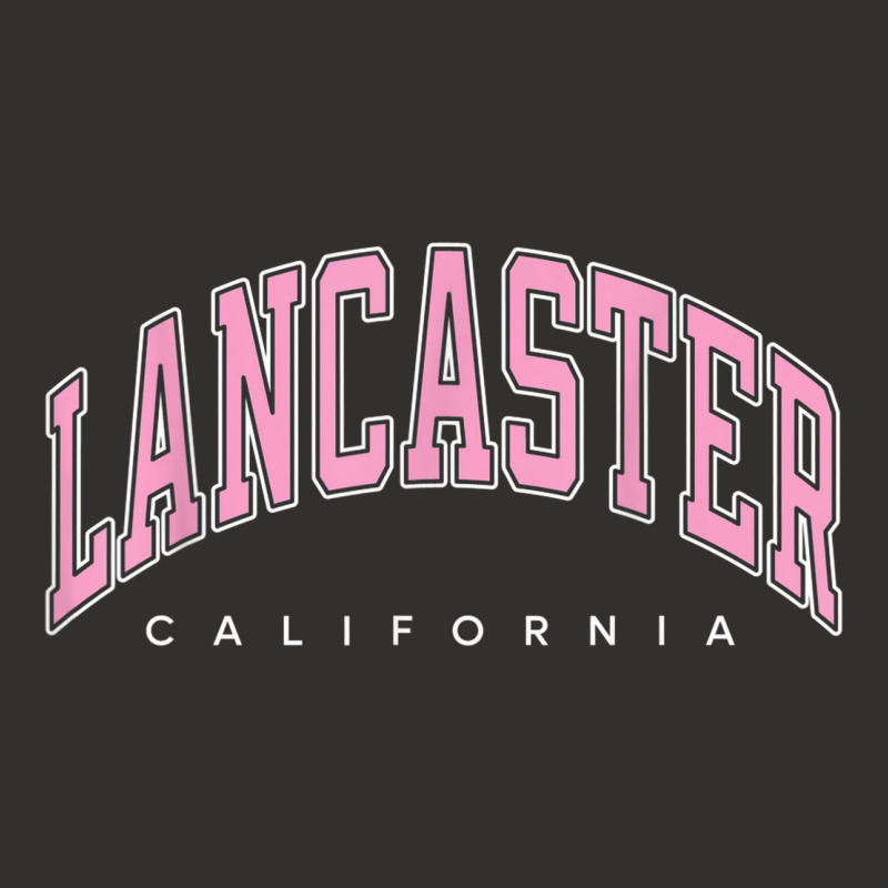 Lancaster California Ca Varsity Style Pink Text Champion Hoodie | Artistshot