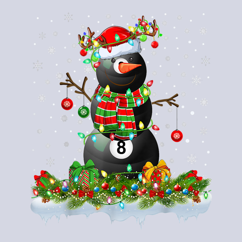 Billiards Xmas Lighting Funny Snowman Billiards Christmas T Shirt Fleece Short | Artistshot