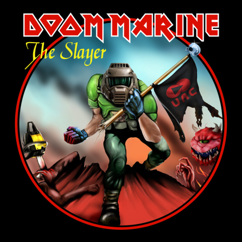 Doom Marine Pocket T-Shirt by SonyaThompson | Artistshot