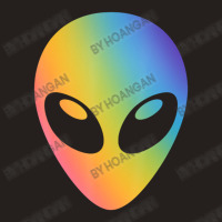 Holographic Glow Effect Alien Head Tank Top | Artistshot