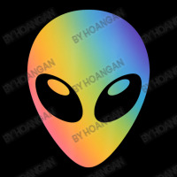 Holographic Glow Effect Alien Head Lightweight Hoodie | Artistshot