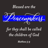 Blessed Are The Peacemakers Matthew 59 Police Racerback Tank | Artistshot