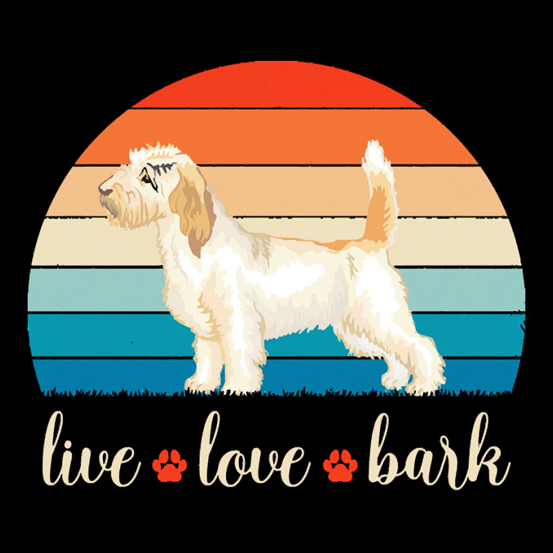 Petit Basset Griffon Vendeen T  Shirt Live Love Bark Petit Basset Grif V-Neck Tee by geffertz | Artistshot