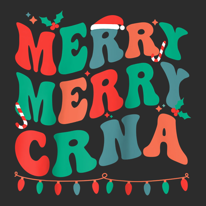 Merry Certified Registered Nurse Anesthetist Christmas Raglan Baseball Exclusive T-shirt | Artistshot