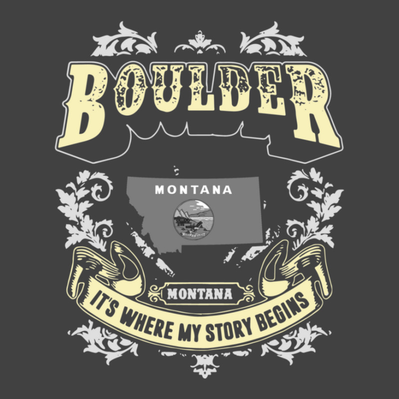 Boulder Montana Montana It Is Where My Story Begins America Vintage T-Shirt by cm-arts | Artistshot