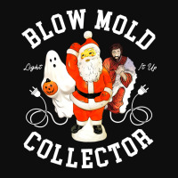 Blow Mold Collector Light It Up Christmas Halloween Long Sleeve T Shir Crop Top | Artistshot