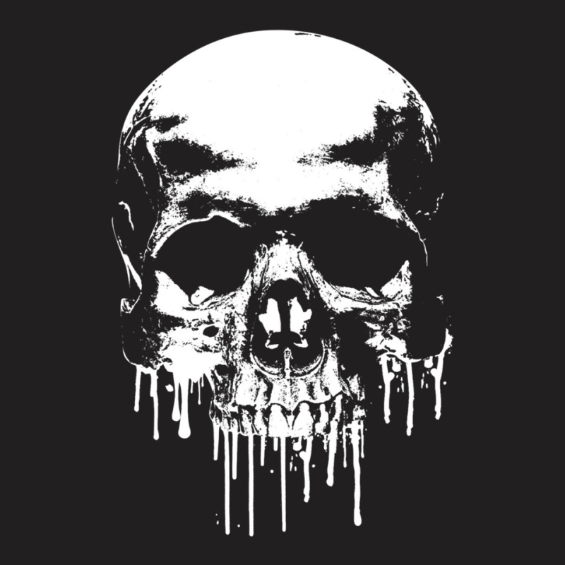 Dripping Skull T-shirt | Artistshot