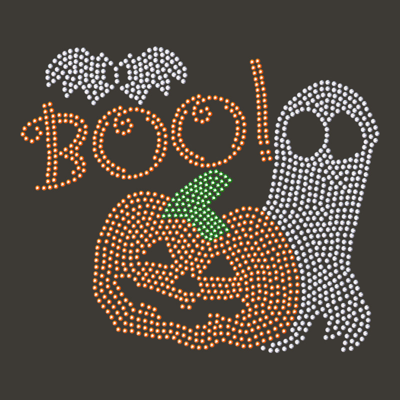 Rhinestone Transfer Pumpkin And Ghost With Boo For Halloween Premium T Bucket Hat by cm-arts | Artistshot