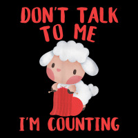 Woman Crochet Knitting Wool Don't Talk To Me I'm Counting Maternity Scoop Neck T-shirt | Artistshot