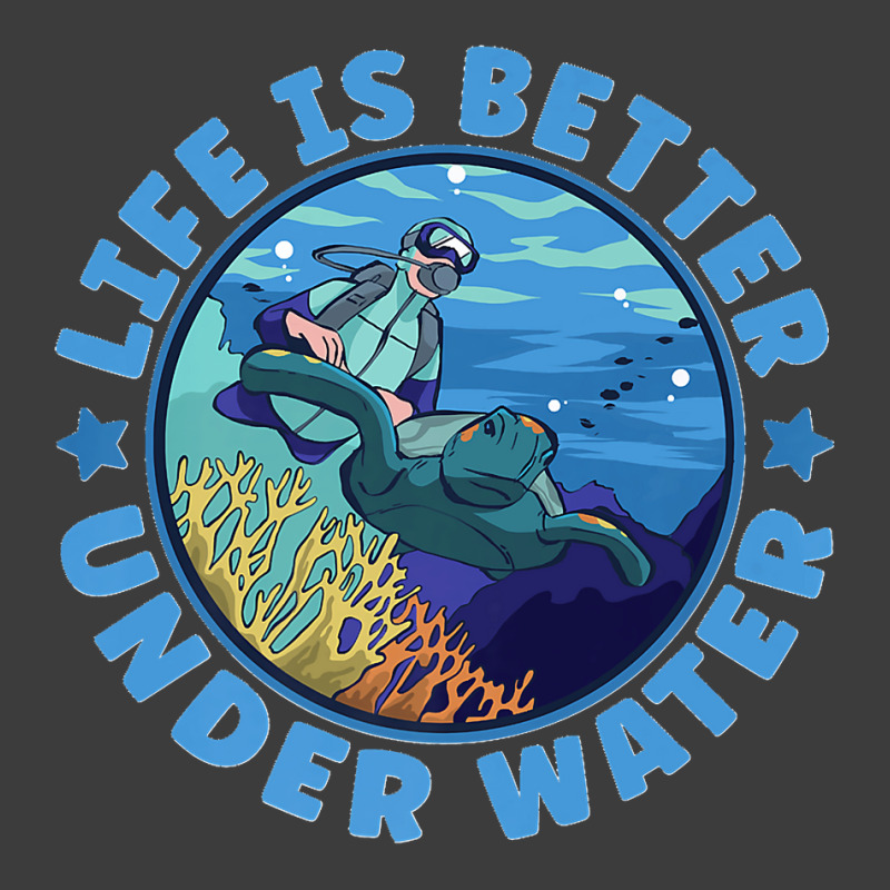 Life Is Better Under Water Marine Biology Scuba Diver Premium Men's Polo Shirt | Artistshot