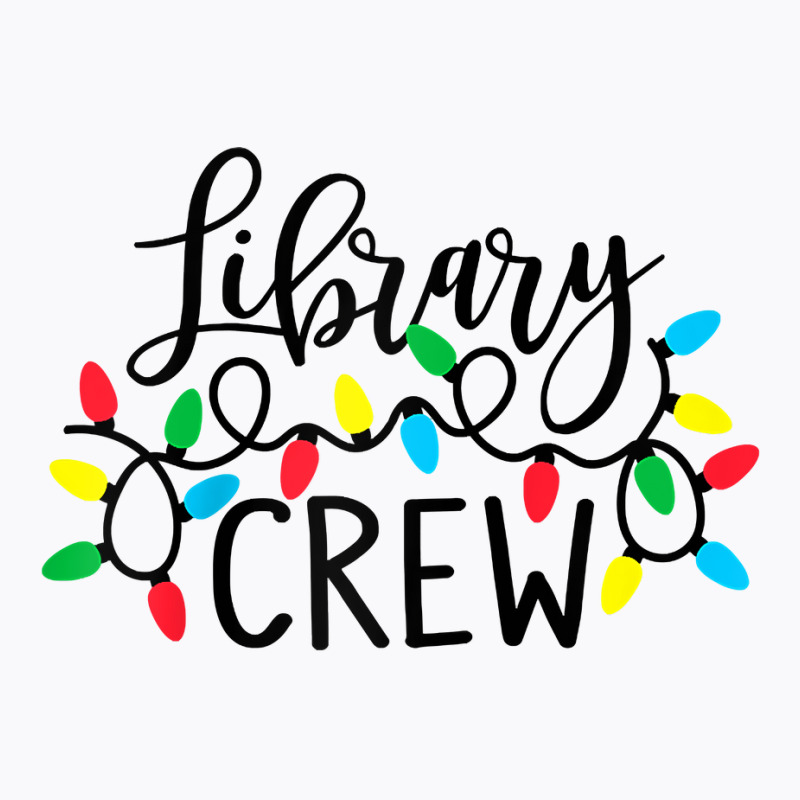 Library Crew Christmas Light Funny Book Lover Librarian Xmas Raglan Ba T-shirt | Artistshot