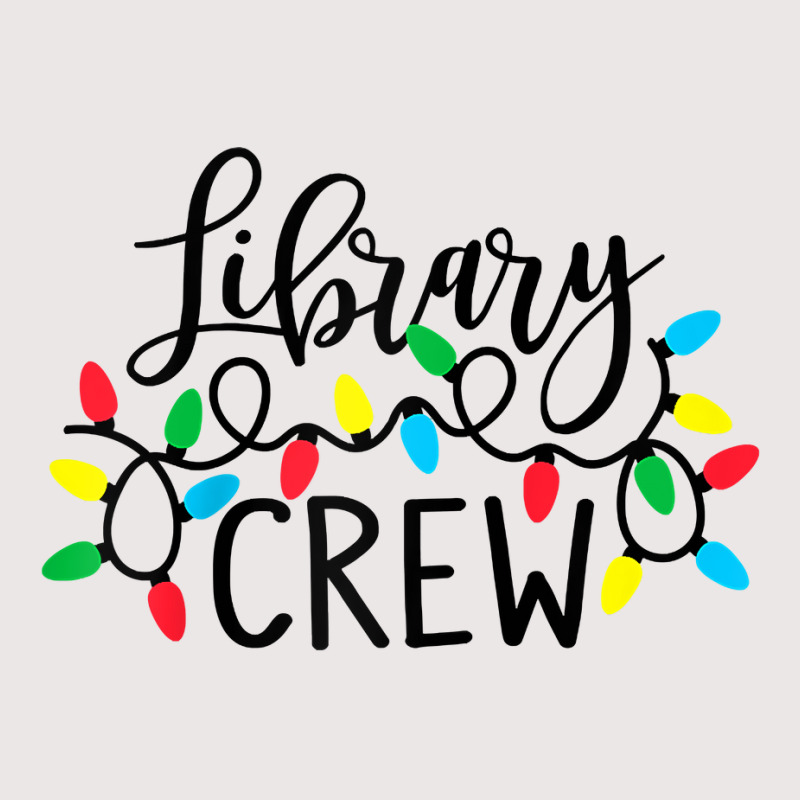 Library Crew Christmas Light Funny Book Lover Librarian Xmas Raglan Ba Pocket T-shirt | Artistshot