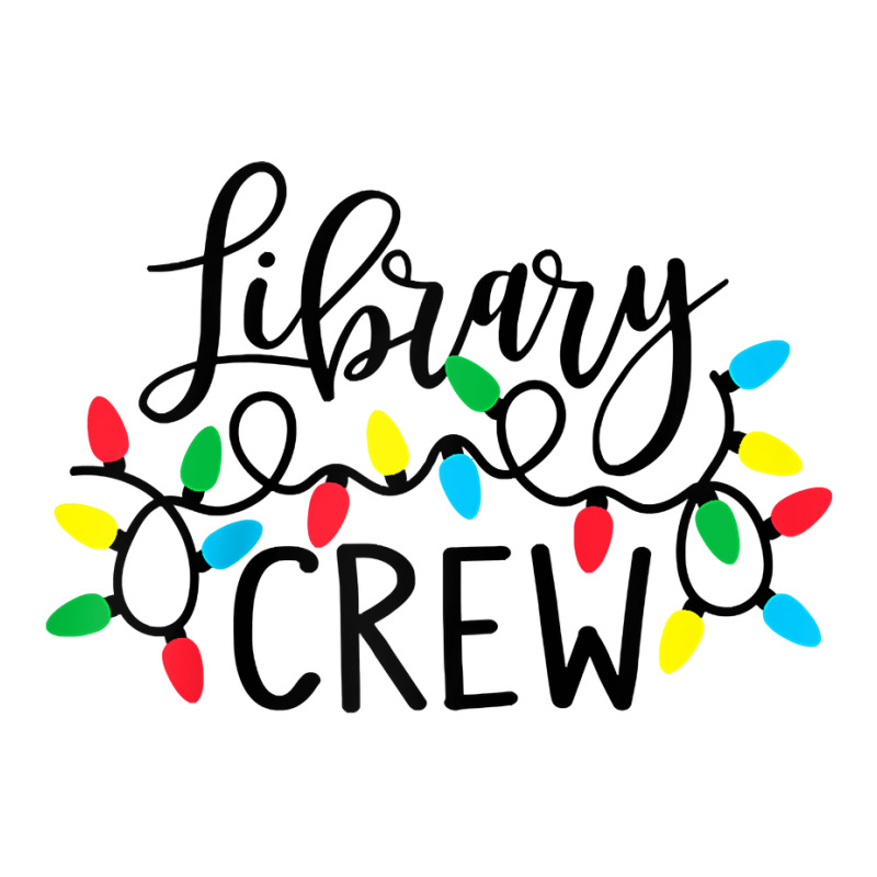 Library Crew Christmas Light Funny Book Lover Librarian Xmas Raglan Ba V-neck Tee | Artistshot