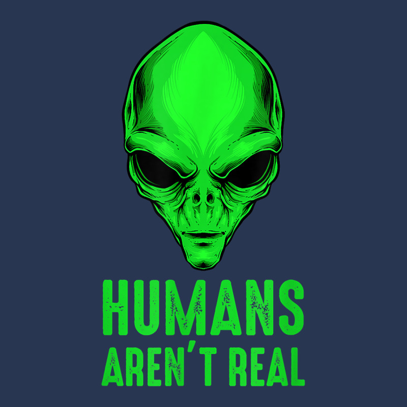 Alien Funny Humans Aren't Real Cute Ufo T Shirt Men Denim Jacket by hapusajehae | Artistshot